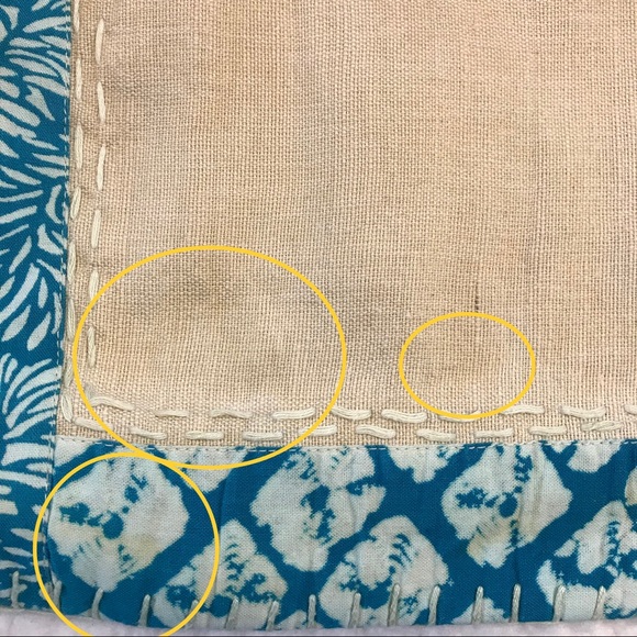 Floral Screen Print Pillow Covers Set Batik Canvas Home Décor Nature Pillowcases - Picture 9 of 16